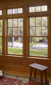 pretty wood windows that meet historical requirements